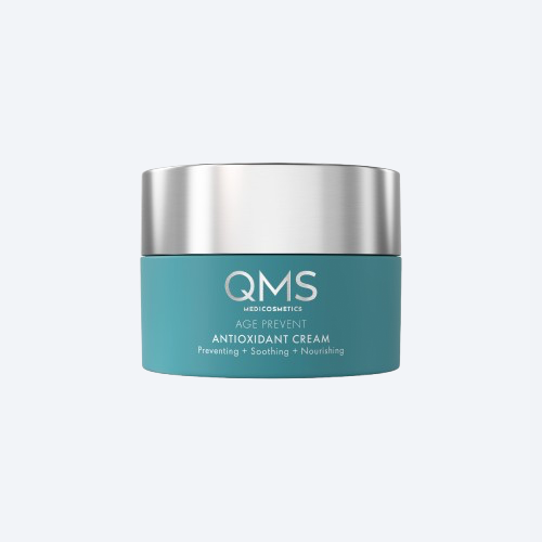 QMS antioxidantenverzorging voor veroudering
QMS verjongende creme met antioxidanten
QMS Age Prevent bescherming met antioxidanten
