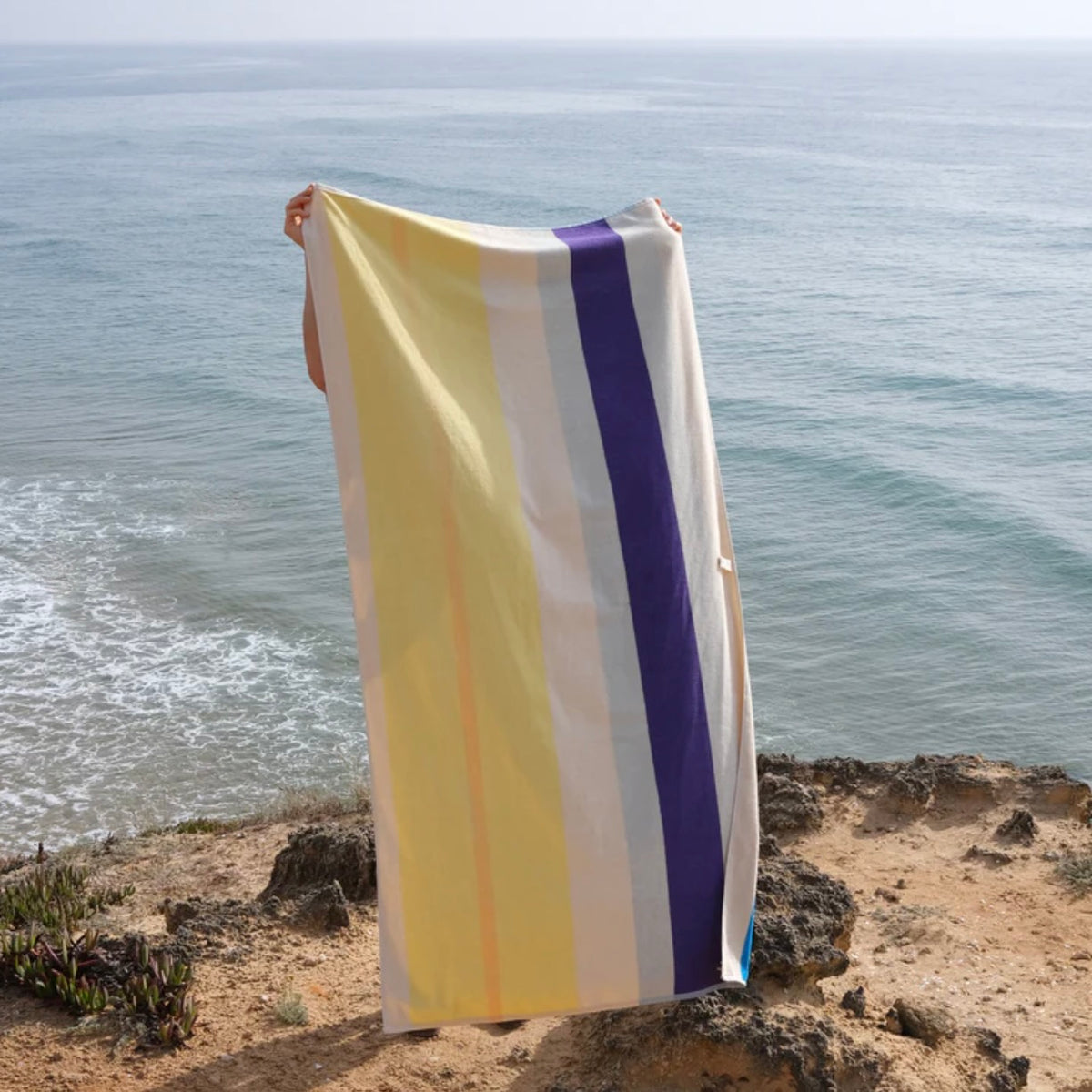 Strandlaken Aqua Orange Purple Yellow - 90x180cm