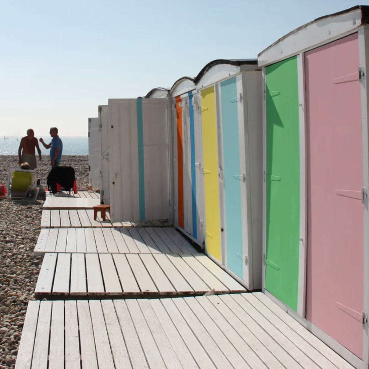 Strandlaken Red Dark Green Toffee Pink - 90x180cm