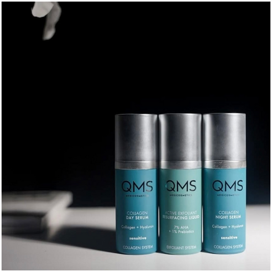 QMS collagen system collageen serum en exfoliant