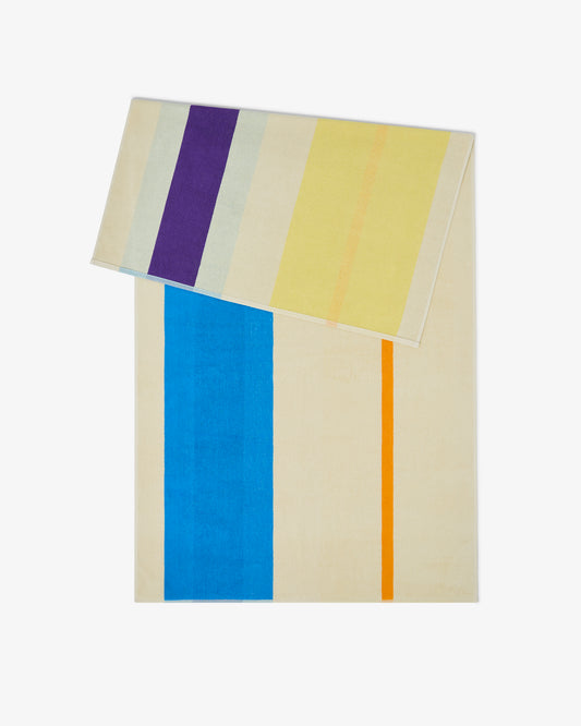 Strandlaken Aqua Orange Purple Yellow - 90x180cm