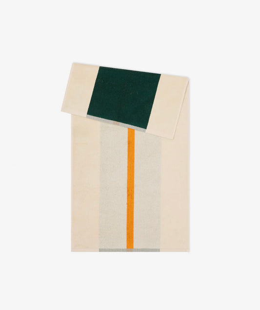 Handdoek Dark Green - Orange - 50x100cm