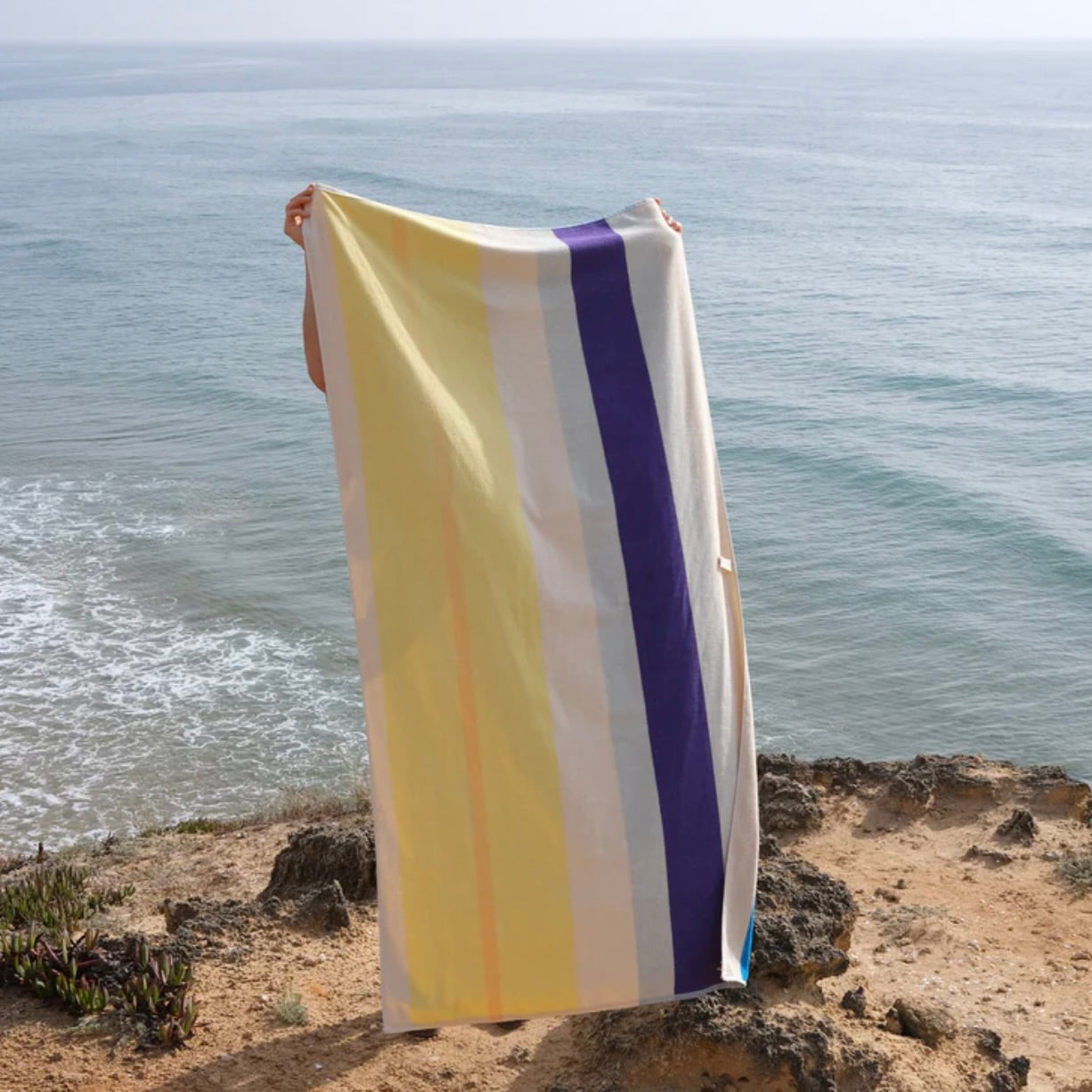 Strandlaken Aqua Orange Purple Yellow - 90x180cm