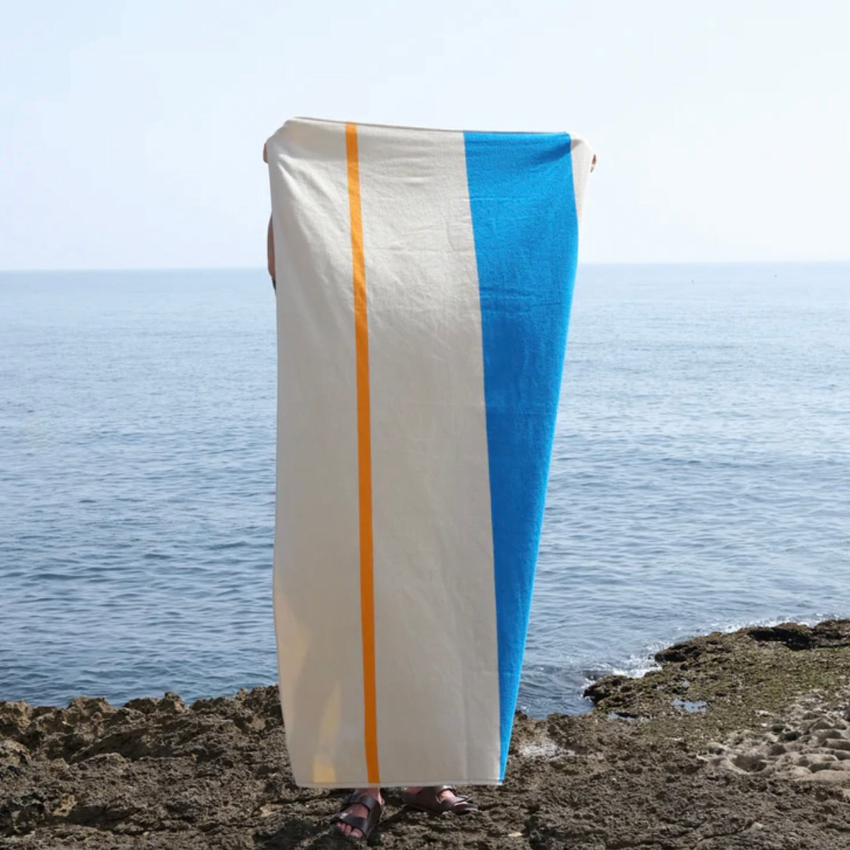 Strandlaken Aqua Orange Purple Yellow - 90x180cm