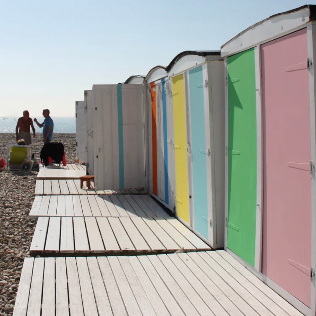 Strandlaken Pink Turquoise Lime Red - 90x180cm