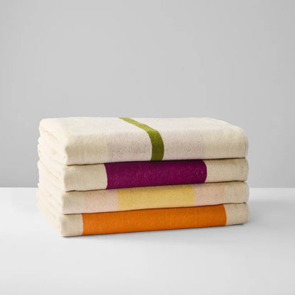 Strandlaken Yellow Fuchsia Orange Olive - 90x180cm