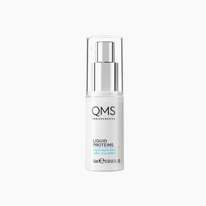 QMS Hydromax huidverzorgingsfluid
QMS vloeibare proteïne voor een soepele huid
QMS Hydromax huidherstellend proteïne-serum